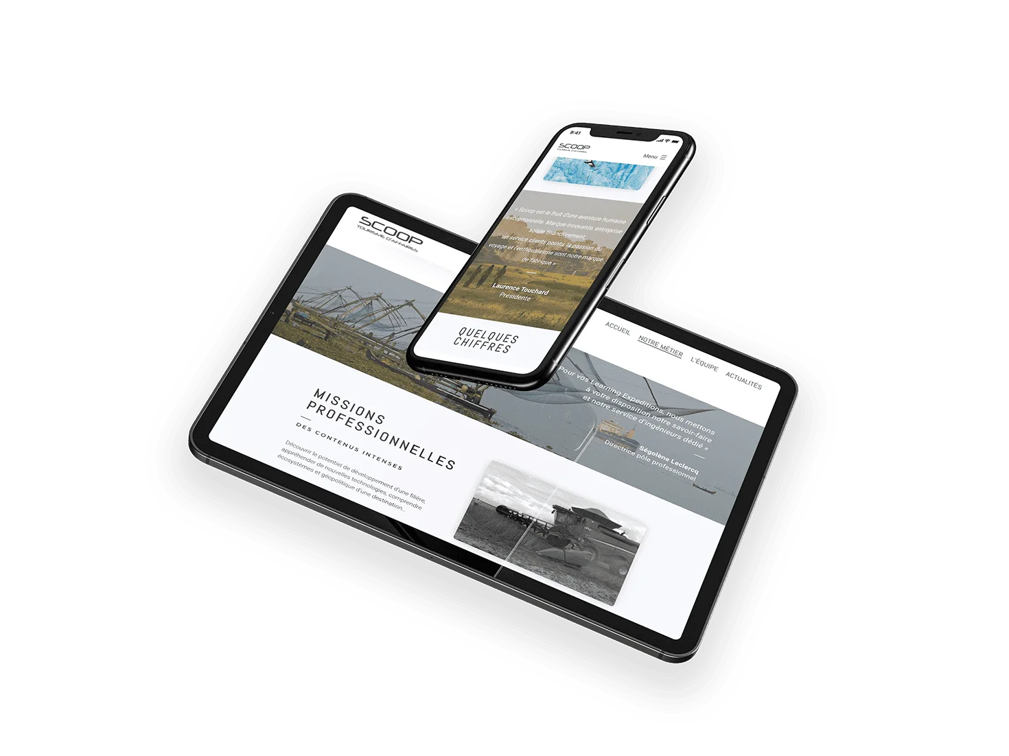 Mobile & tablette Scoop Voyage
