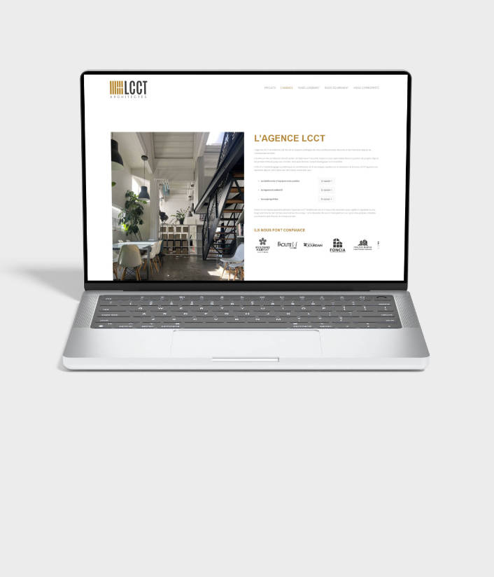 mockup projet LCCT Architectes